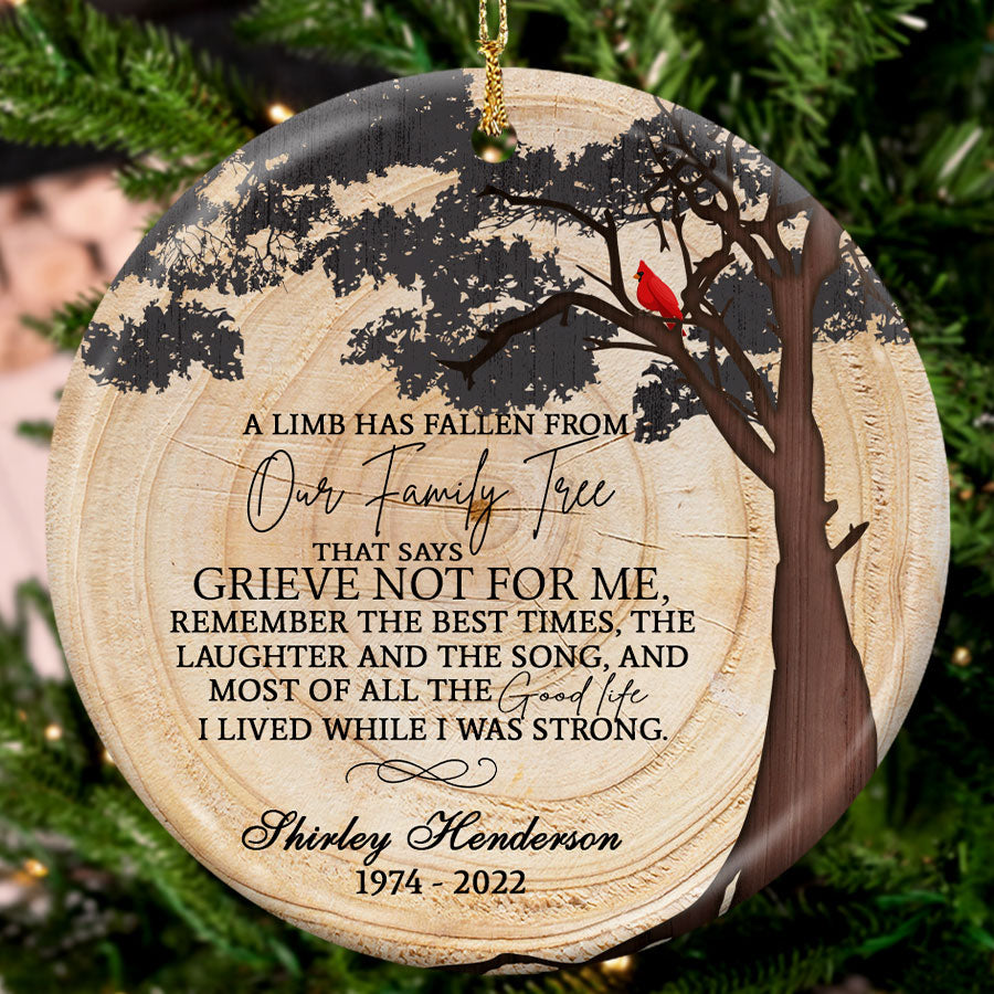 Custom Memorial Ornament