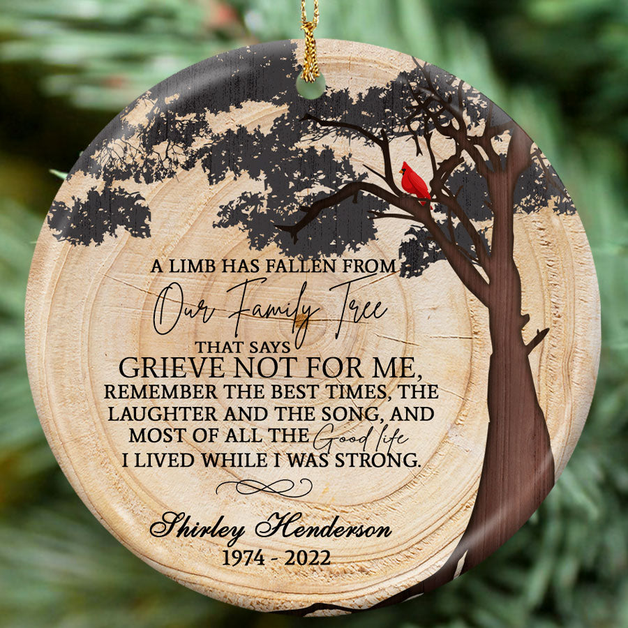 Custom Memorial Ornament