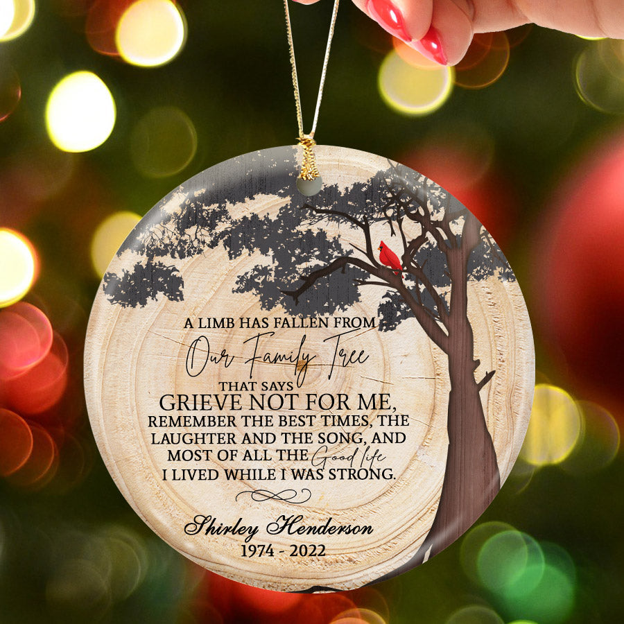 Custom Memorial Ornament