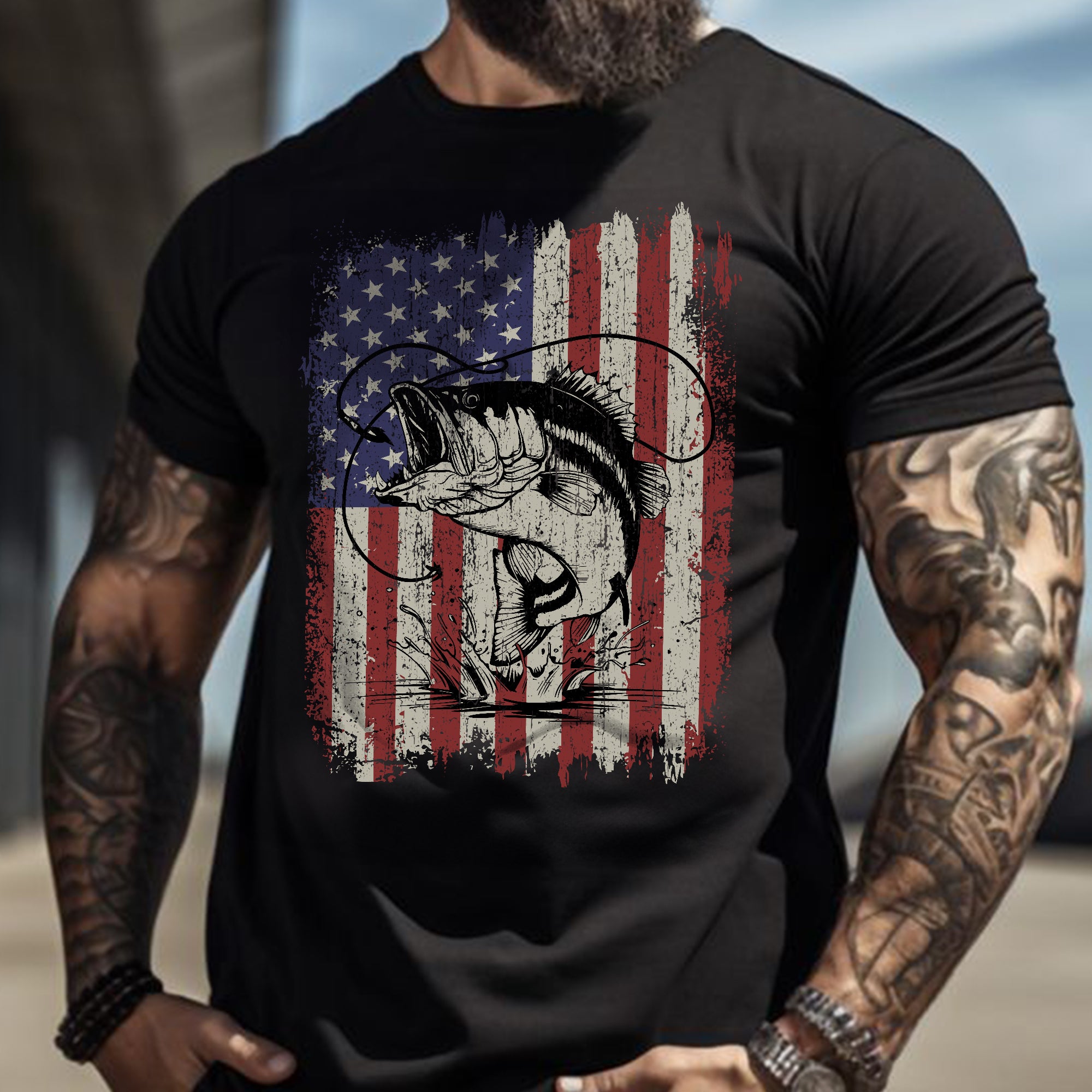 Mens 4th July Shirt