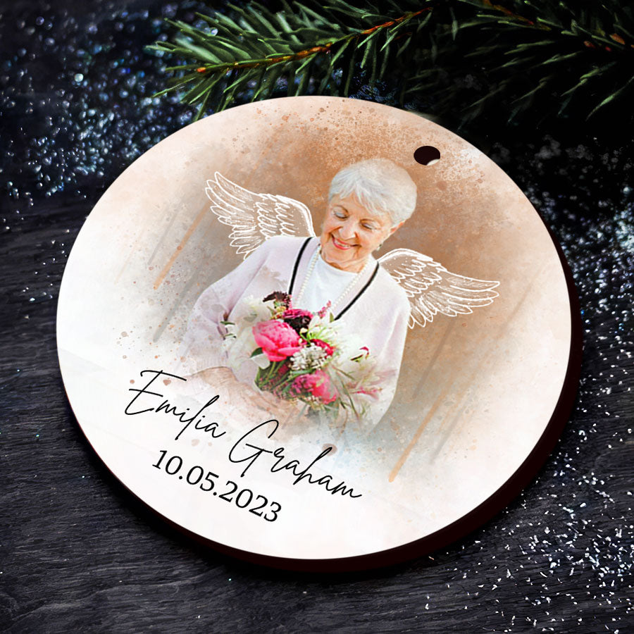 In Loving Memory Ornament With Picture