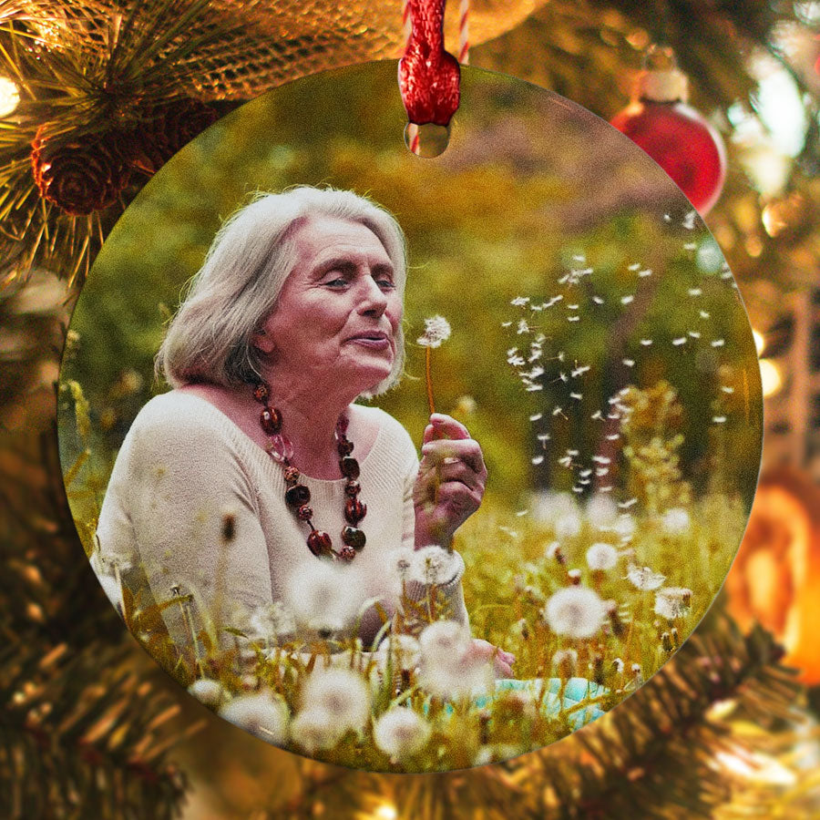 Custom Photo Ornament Memorial