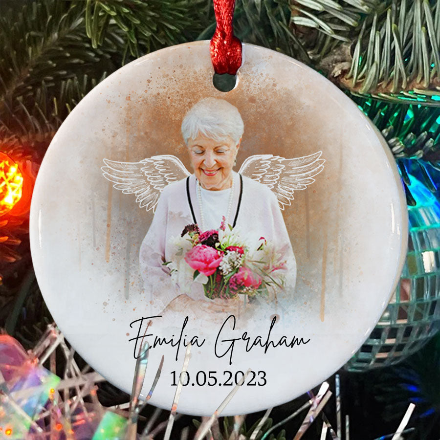 In Loving Memory Ornament With Picture