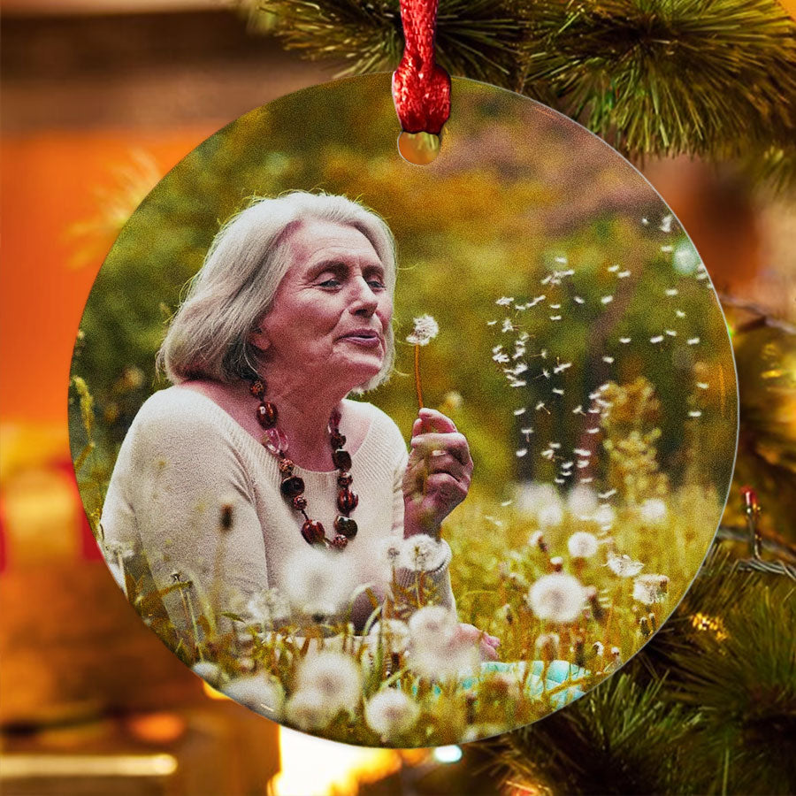 Custom Photo Ornament Memorial