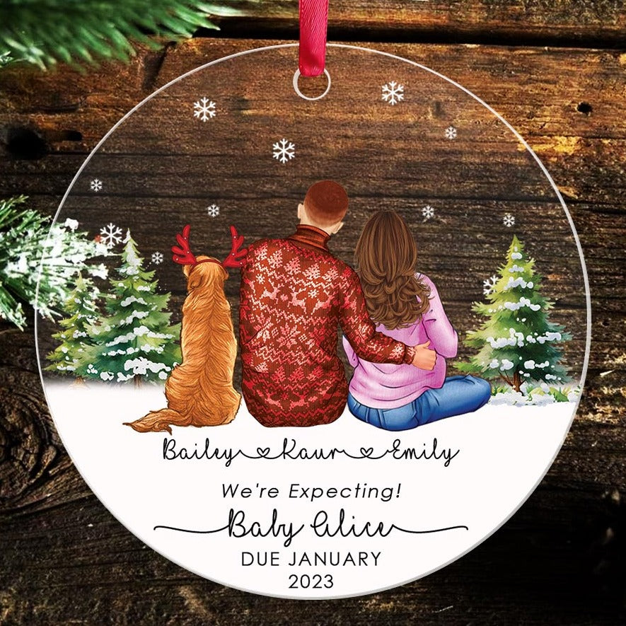 Mom To Be Christmas Ornament