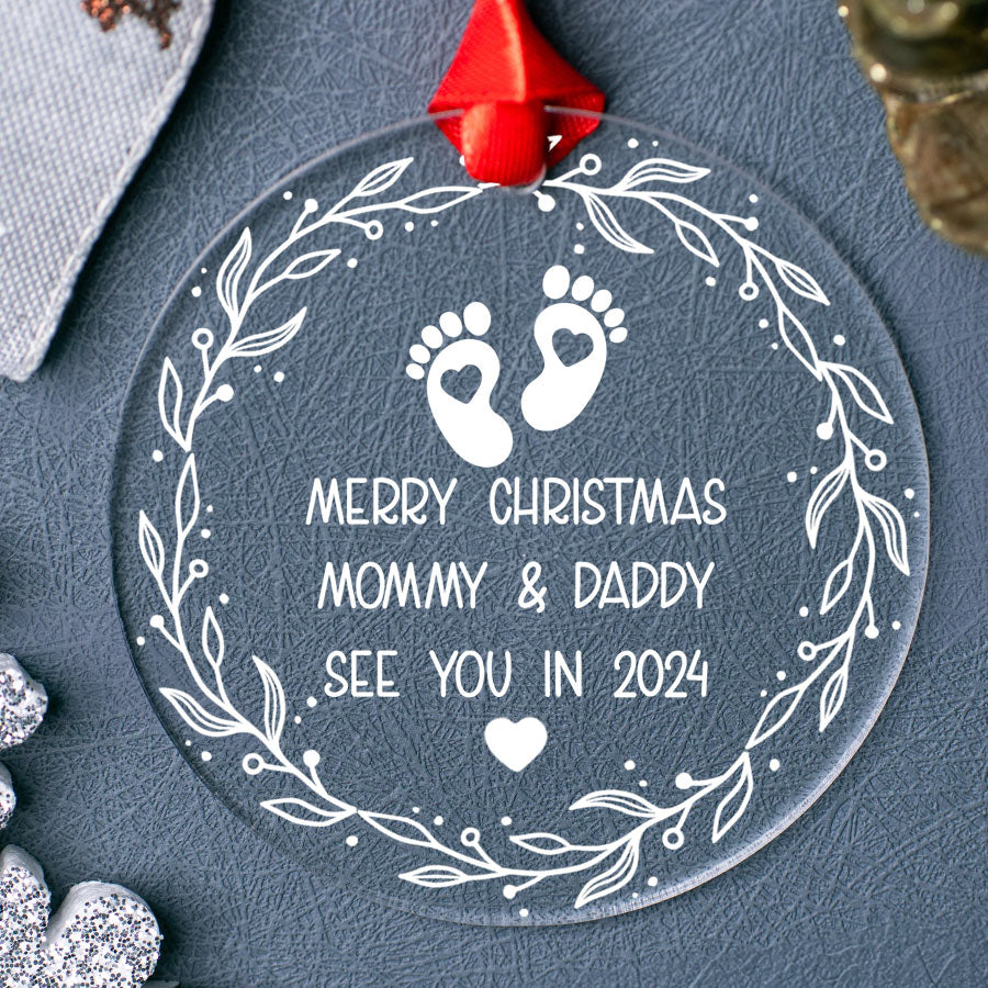 Pregnancy Announcement Ornament