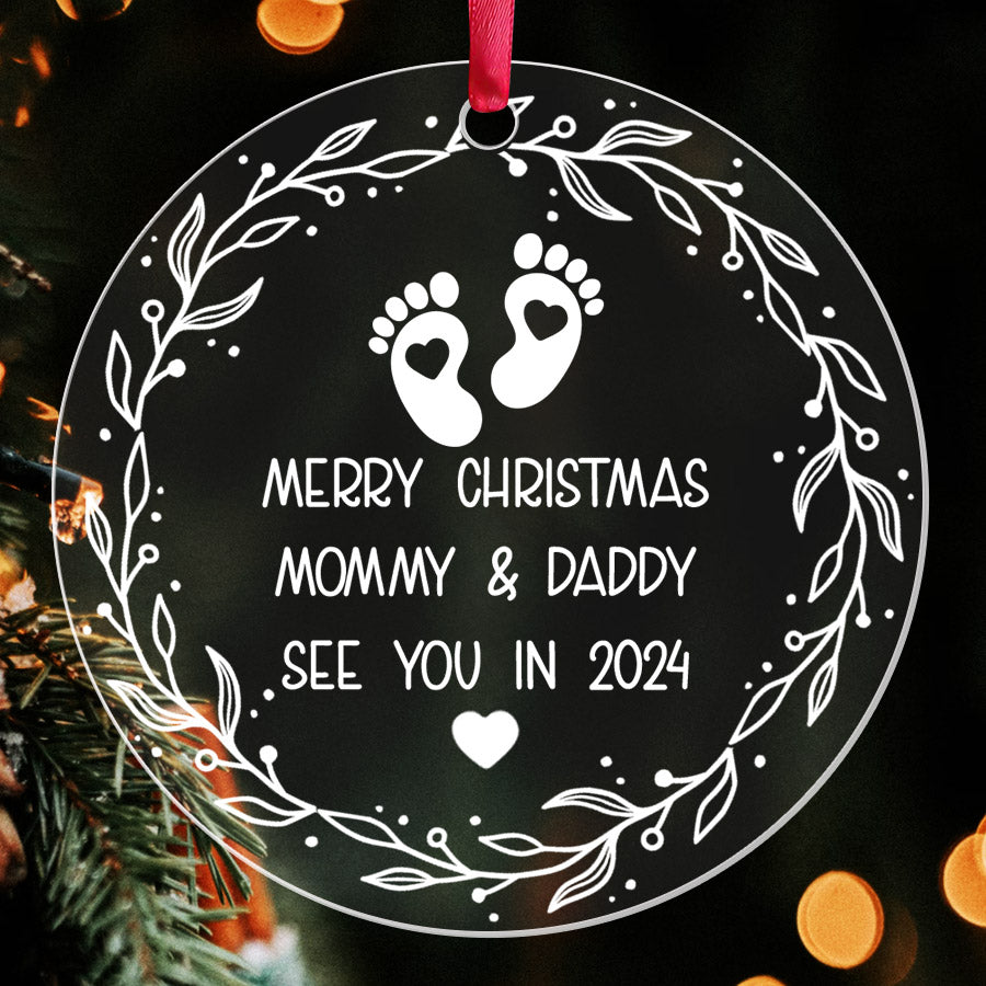 Pregnancy Announcement Ornament