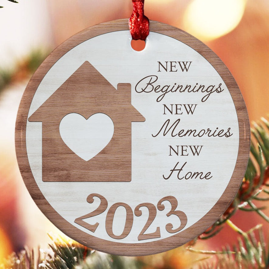 New Beginnings New Memories New Home Ornament