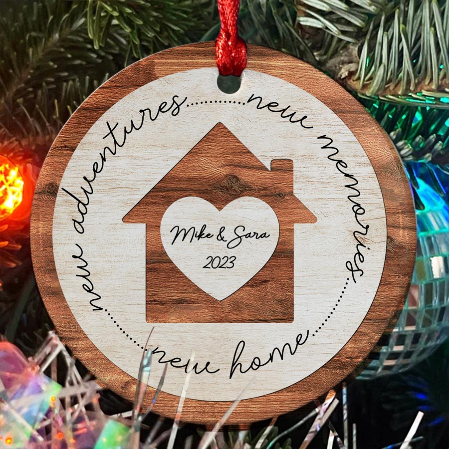 New Home New Adventures New Memories Ornament