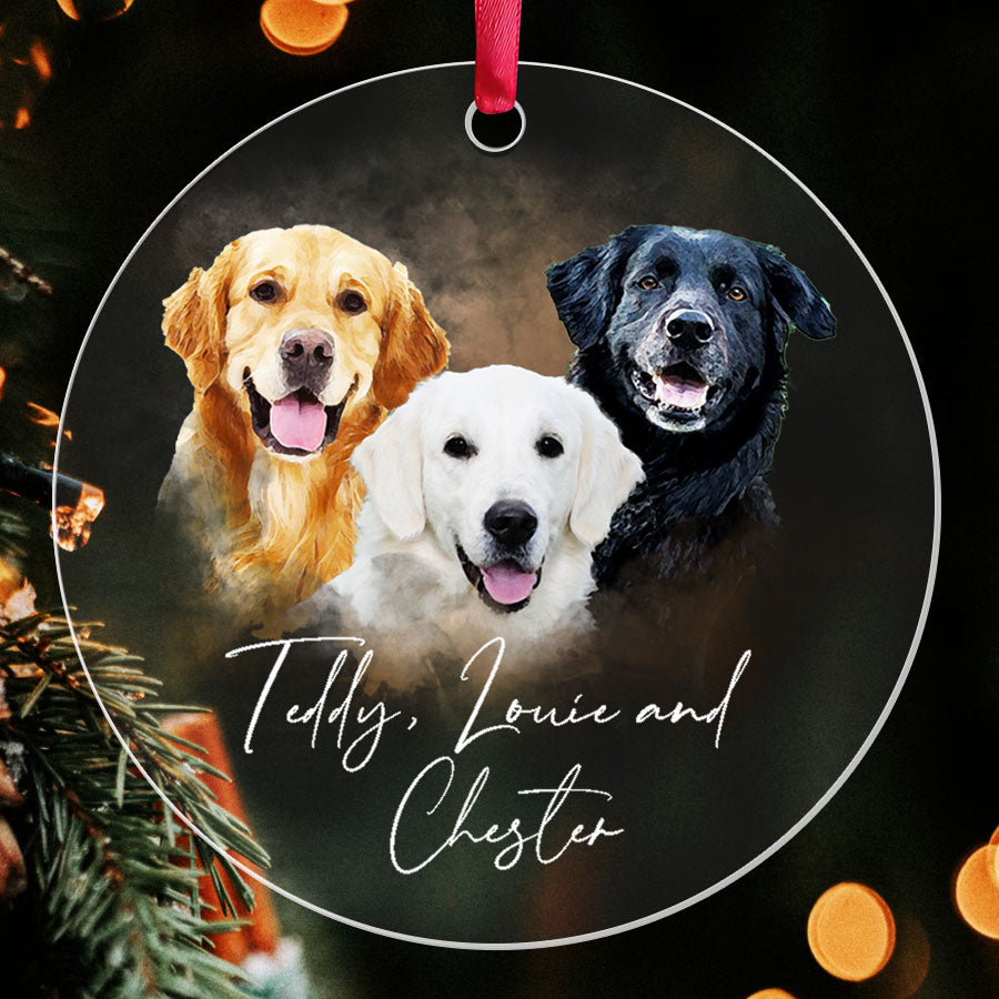 Ornaments With Dogs Picture