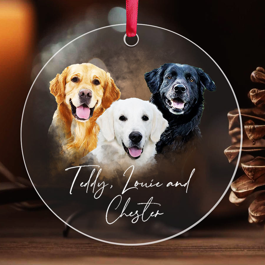 Ornaments With Dogs Picture