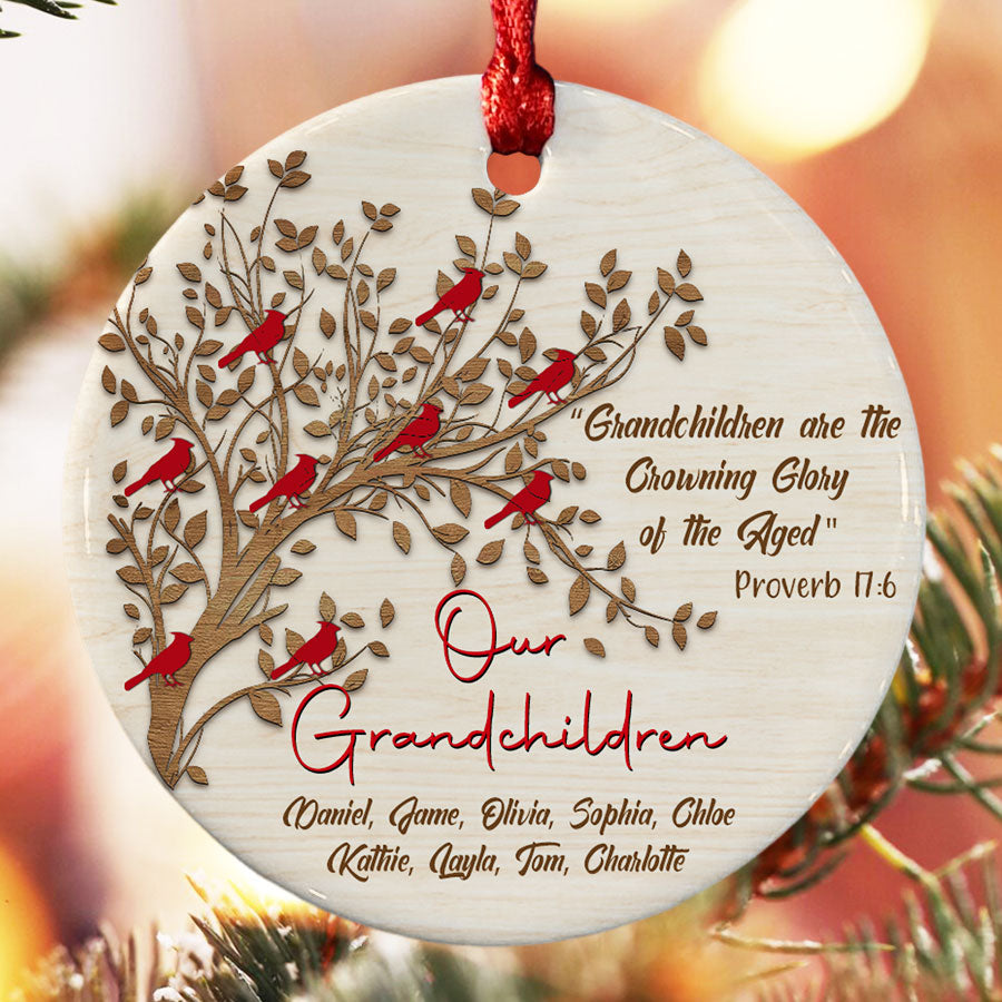 Custom Grandma Christmas Ornament