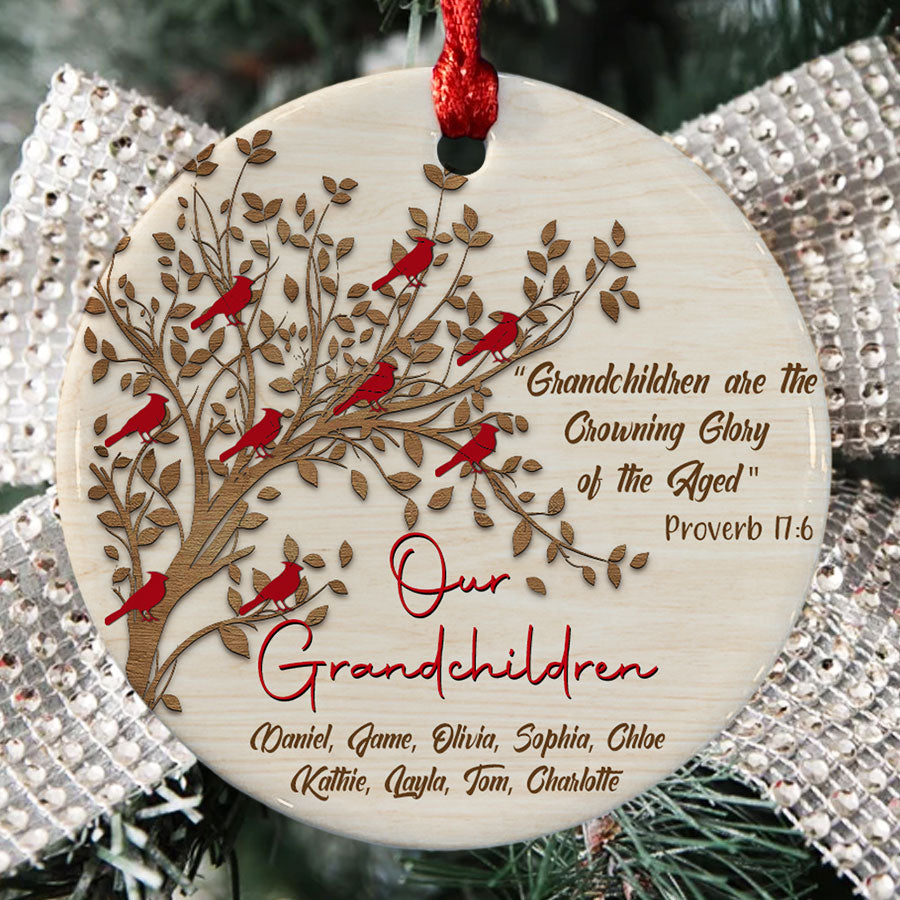 Custom Grandma Christmas Ornament