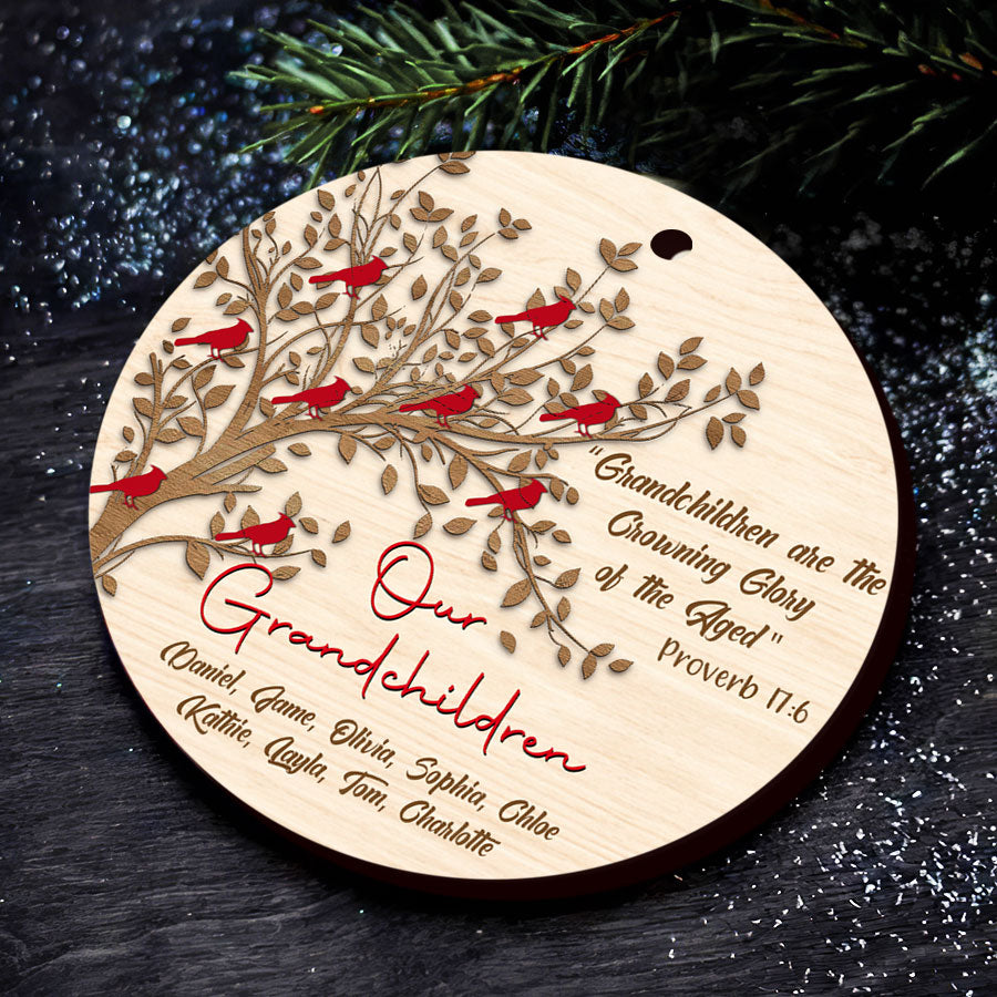 Custom Grandma Christmas Ornament