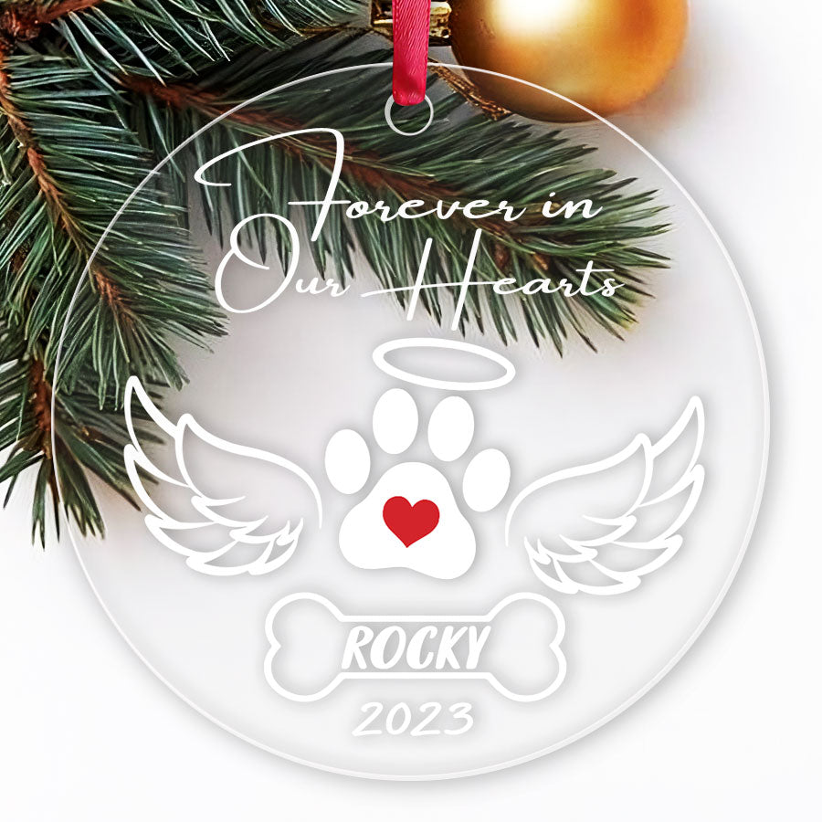 In Memory Dog Ornament