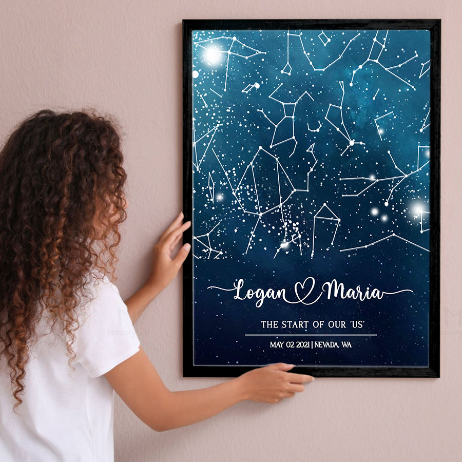 Custom Star Map Canvas Prints