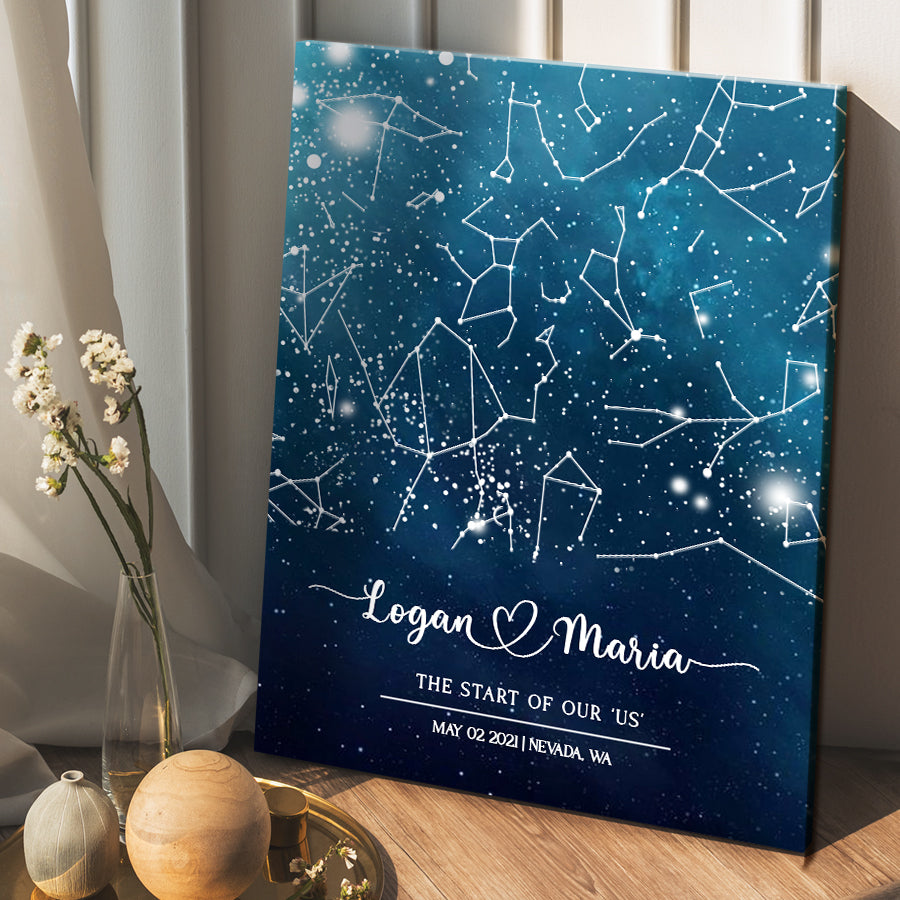 Custom Star Map Canvas Prints