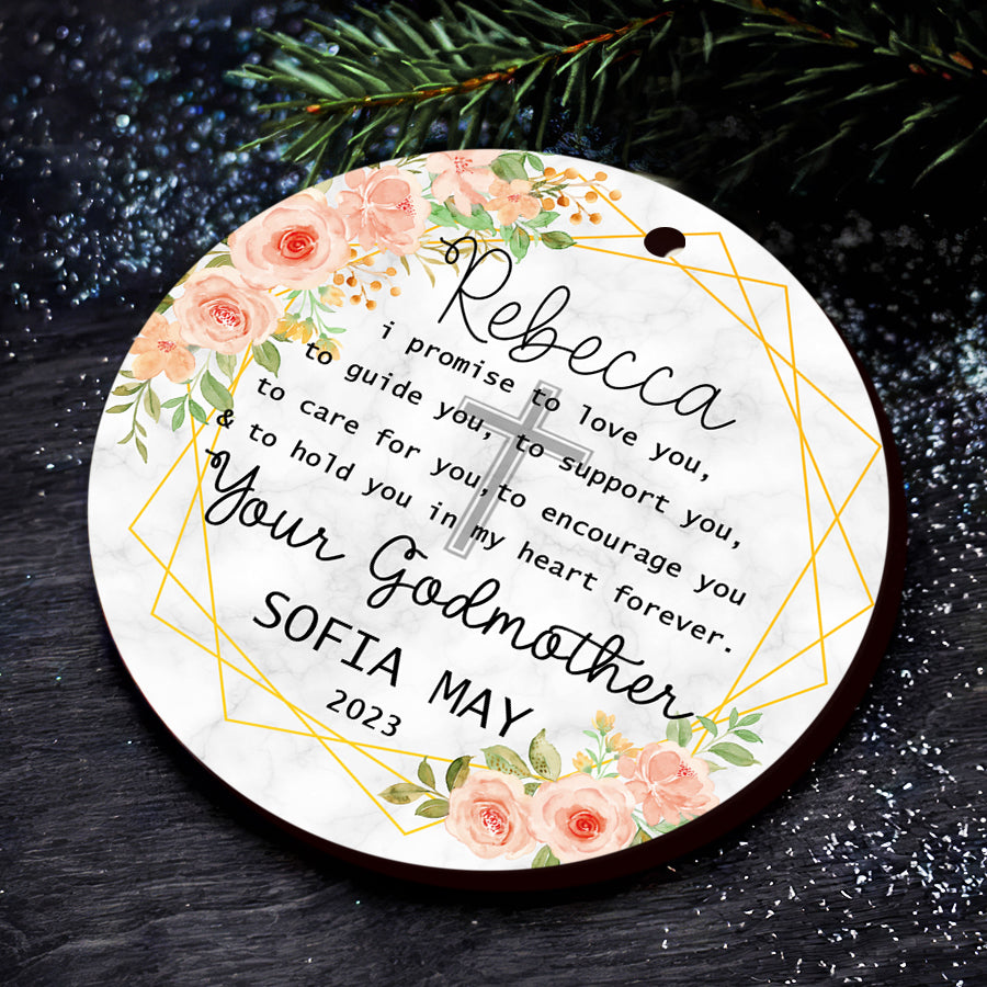 Personalized Baptism Ornament | Christening Ornaments Baby’S Baptism ...