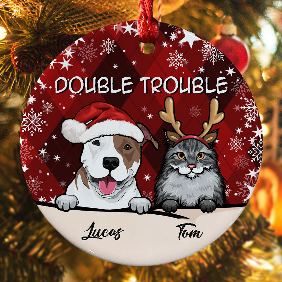 Personalized Dog and Cat Ornaments