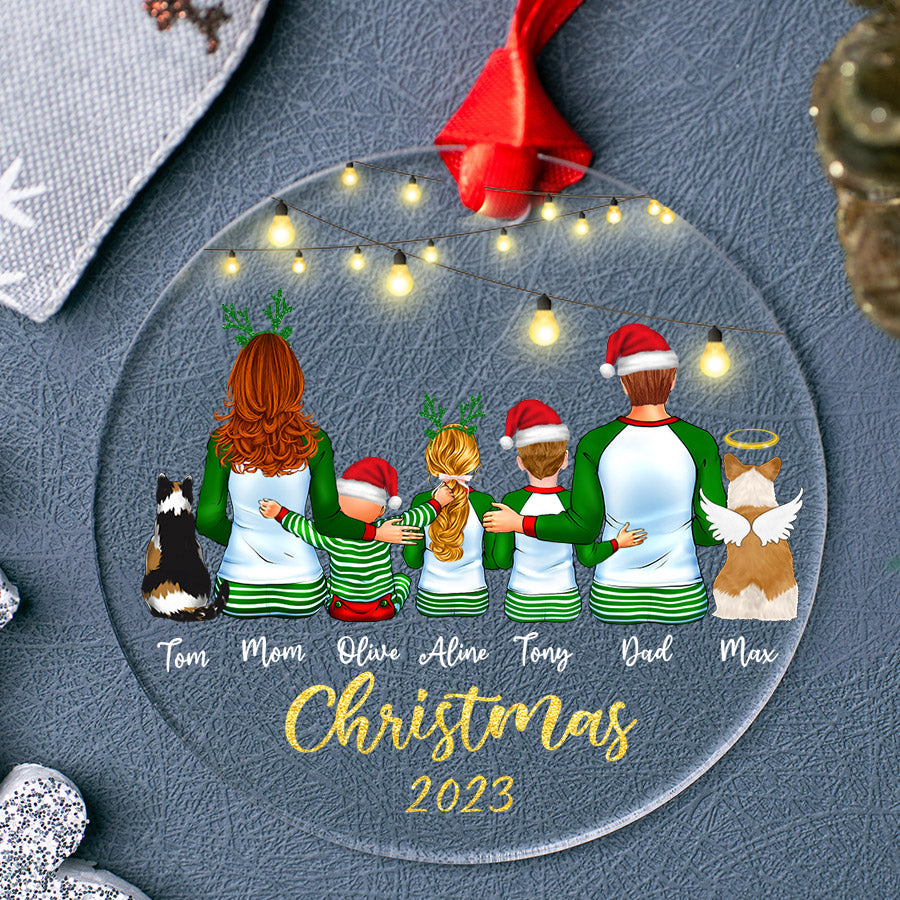 Personalized Family Christmas Ornaments
