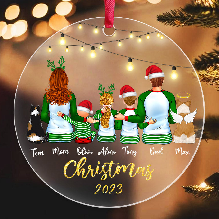 Personalized Family Christmas Ornaments