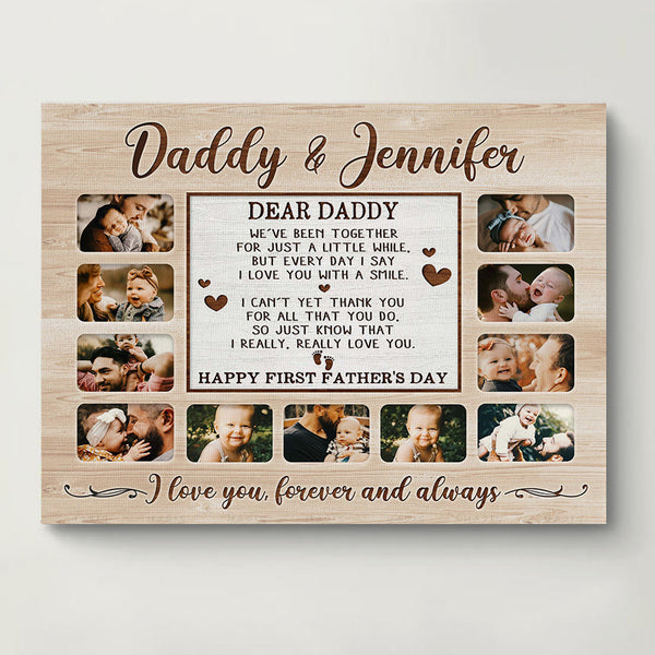 Buy Personalized Fathers Day Papa Letter Photo Collage Gift For Dad Online  – CollagemasterCo