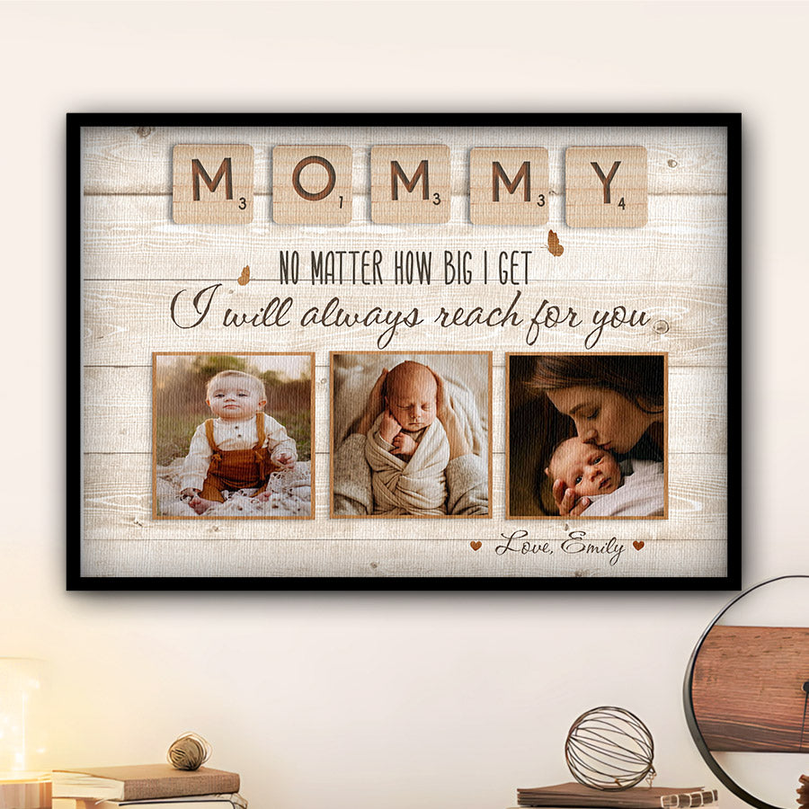 Personalized First Mothers Day Gift | Custom Photo Collage Mothers Day ...