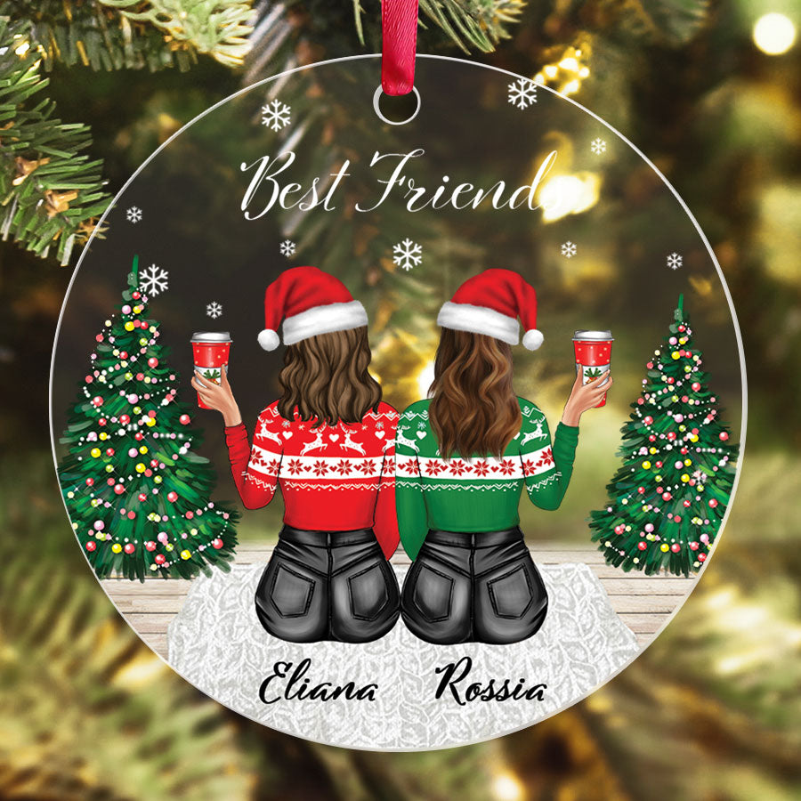 Best Friends Christmas Ornaments