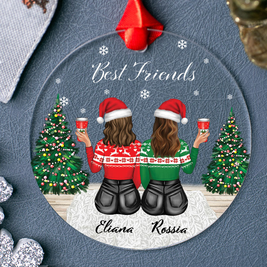 Best Friends Christmas Ornaments