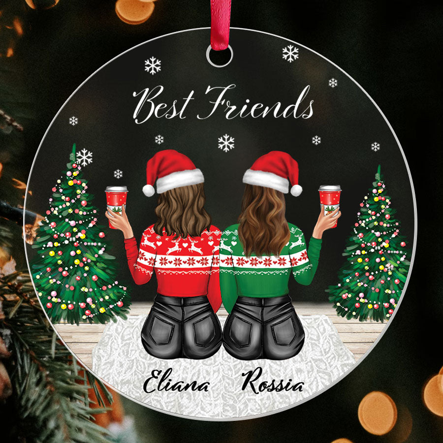 Best Friends Christmas Ornaments