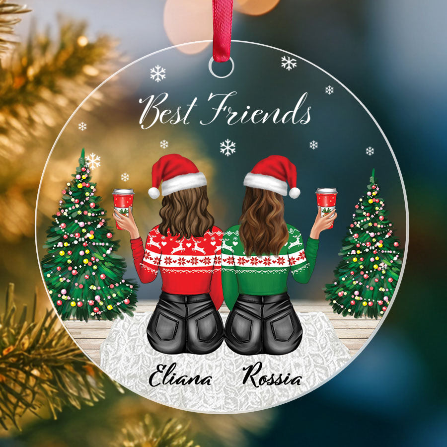 Best Friends Christmas Ornaments