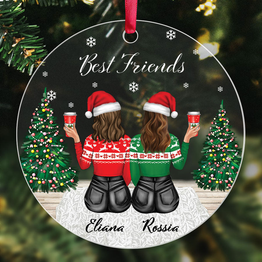 Best Friends Christmas Ornaments