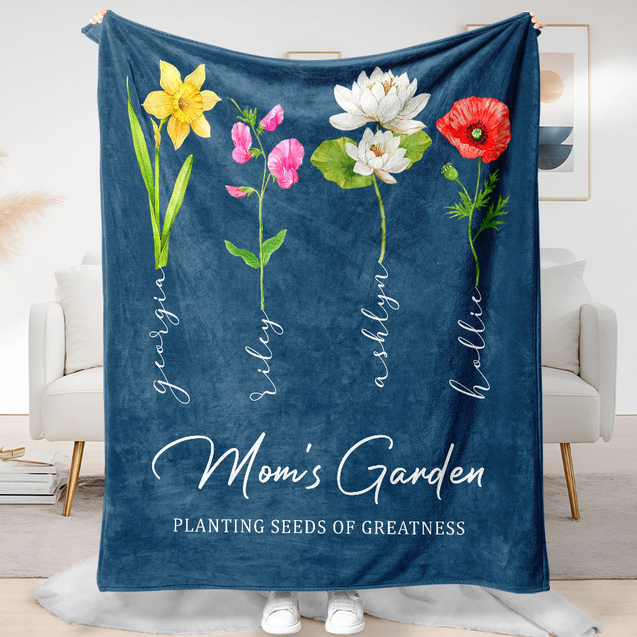 Custom Mothers Day Blanket