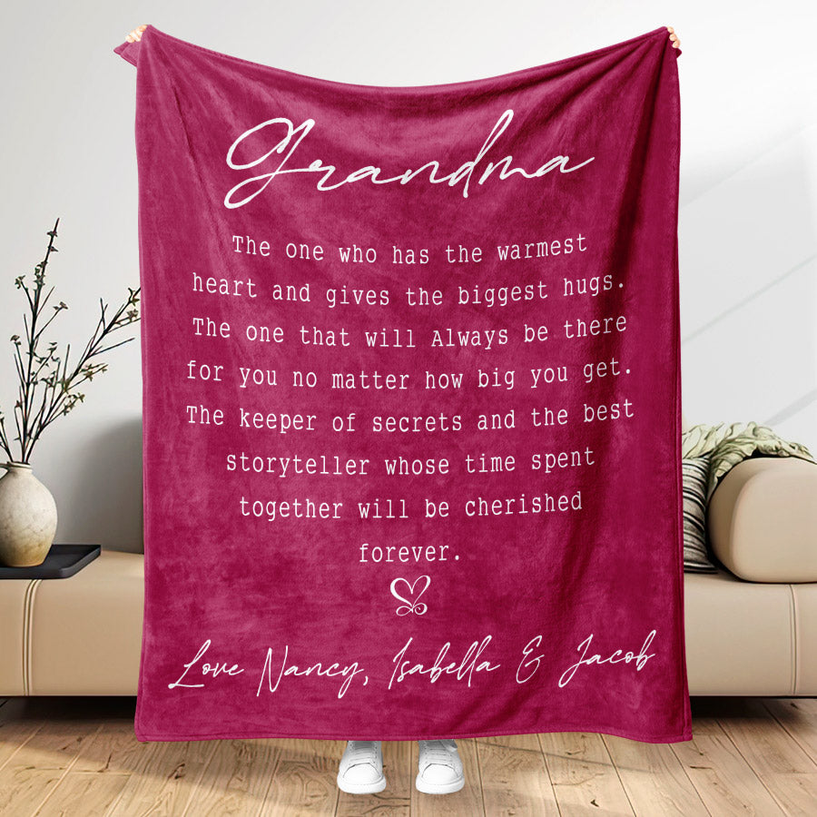 Custom Blanket for Grandma