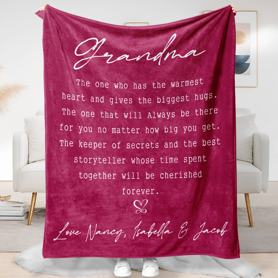 Custom Blanket for Grandma