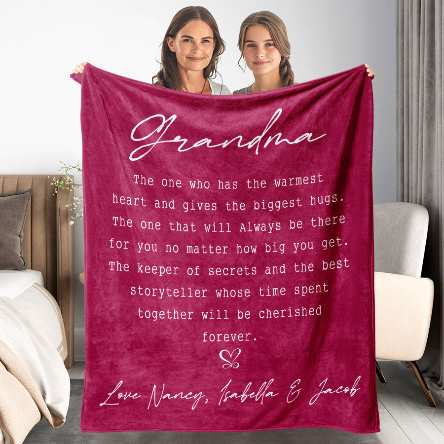 Custom Blanket for Grandma