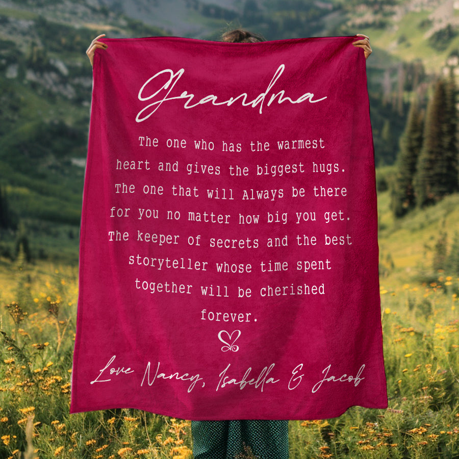 Custom Blanket for Grandma