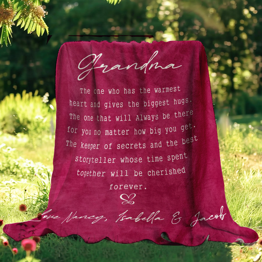 Custom Blanket for Grandma