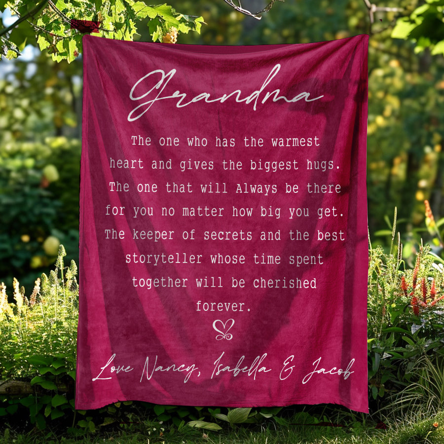 Custom Blanket for Grandma