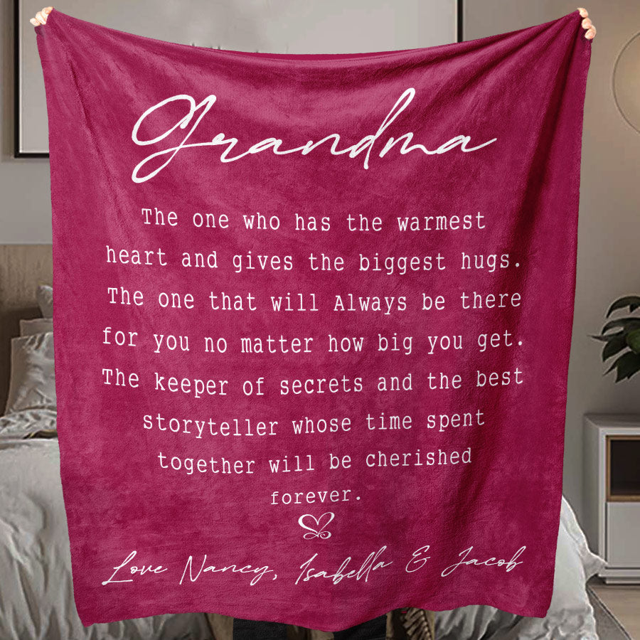 Custom Blanket for Grandma