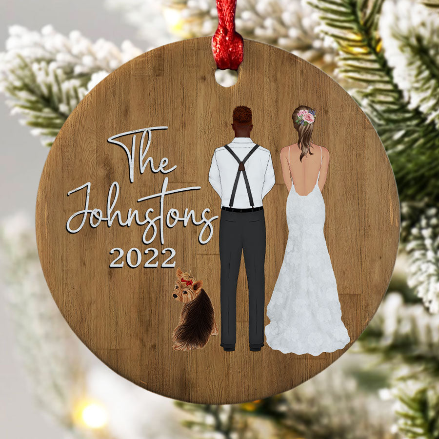 Personalized Married Ornaments