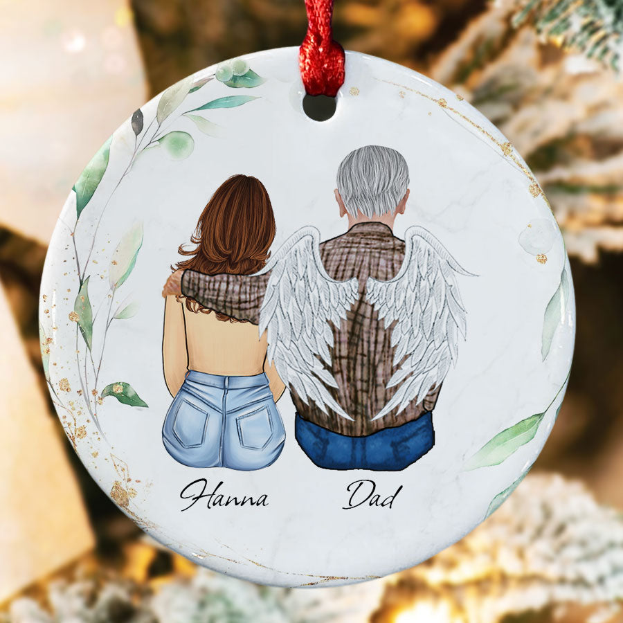 In Memory of Dad Ornaments From Daughter