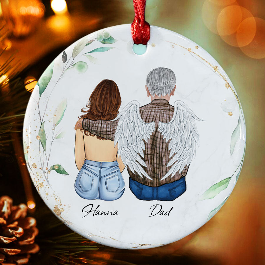 In Memory of Dad Ornaments From Daughter