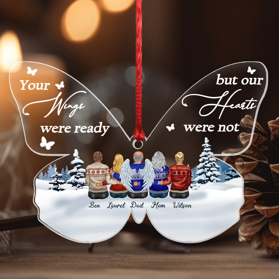 Personalized Memorial Ornaments for Dad