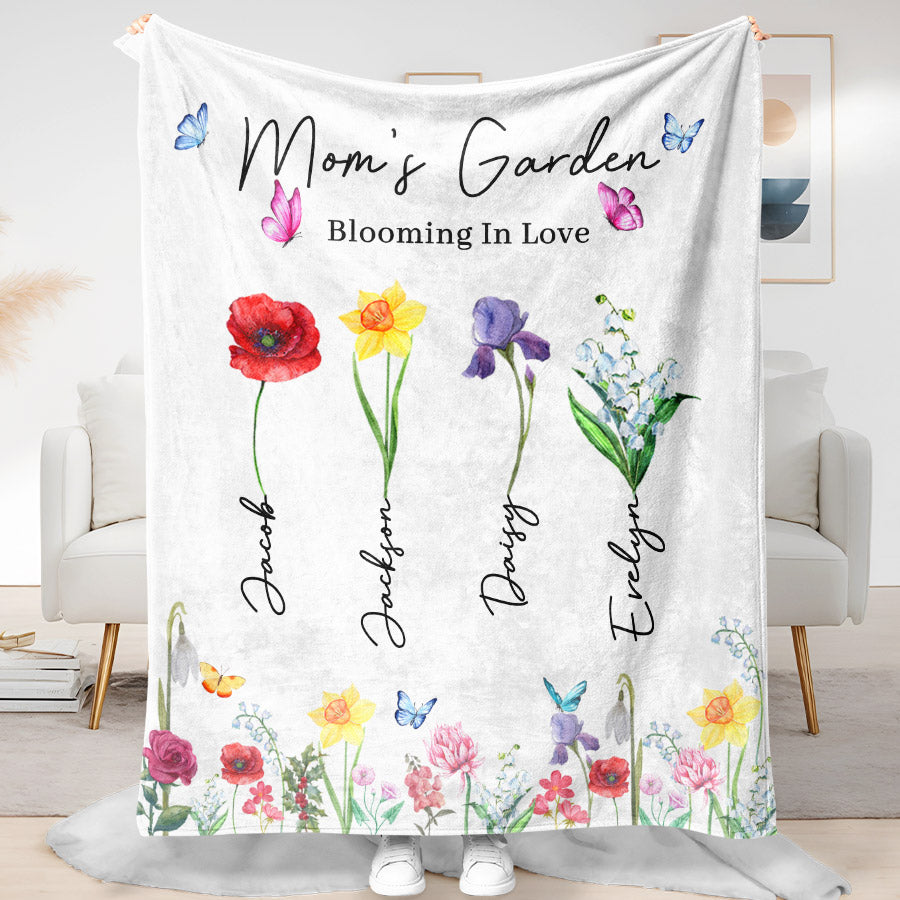 Mothers Day Personalised Blanket