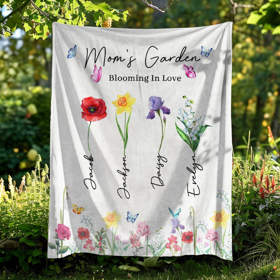 Mothers Day Personalised Blanket