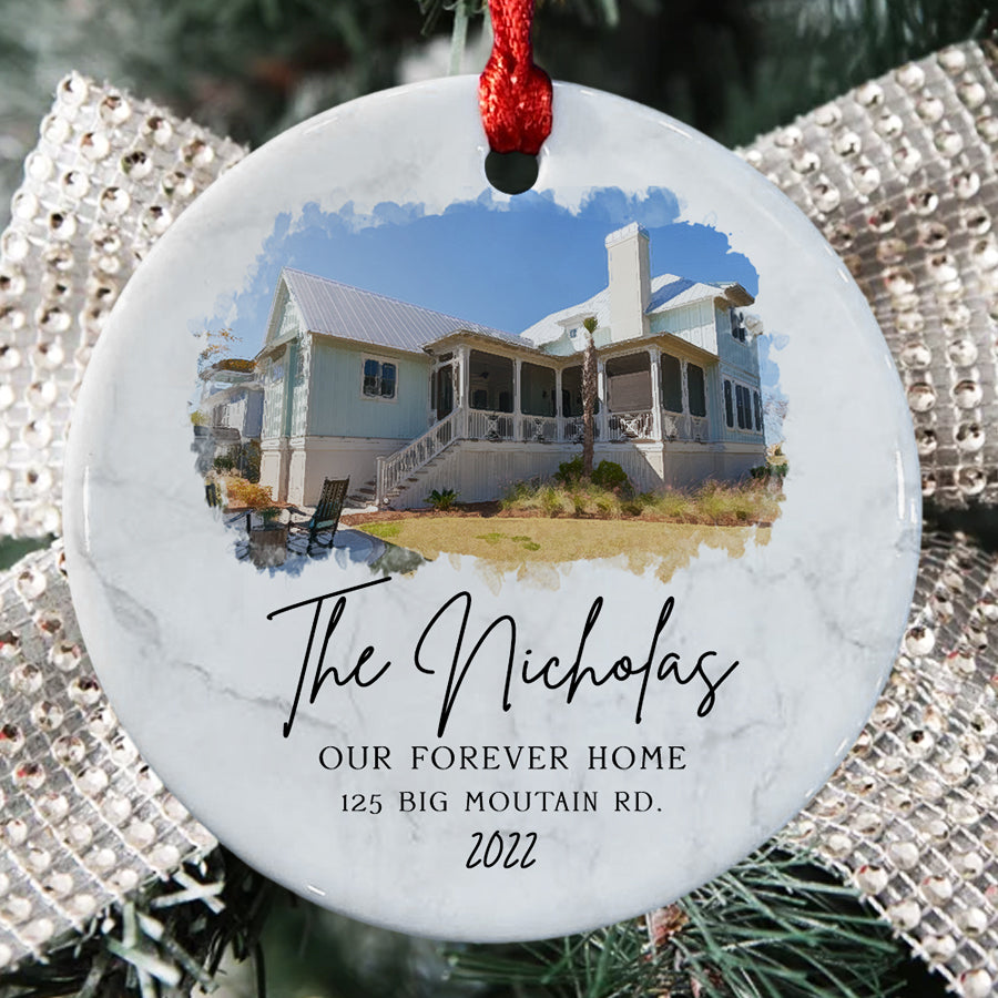 New Home Christmas Ornaments Personalized