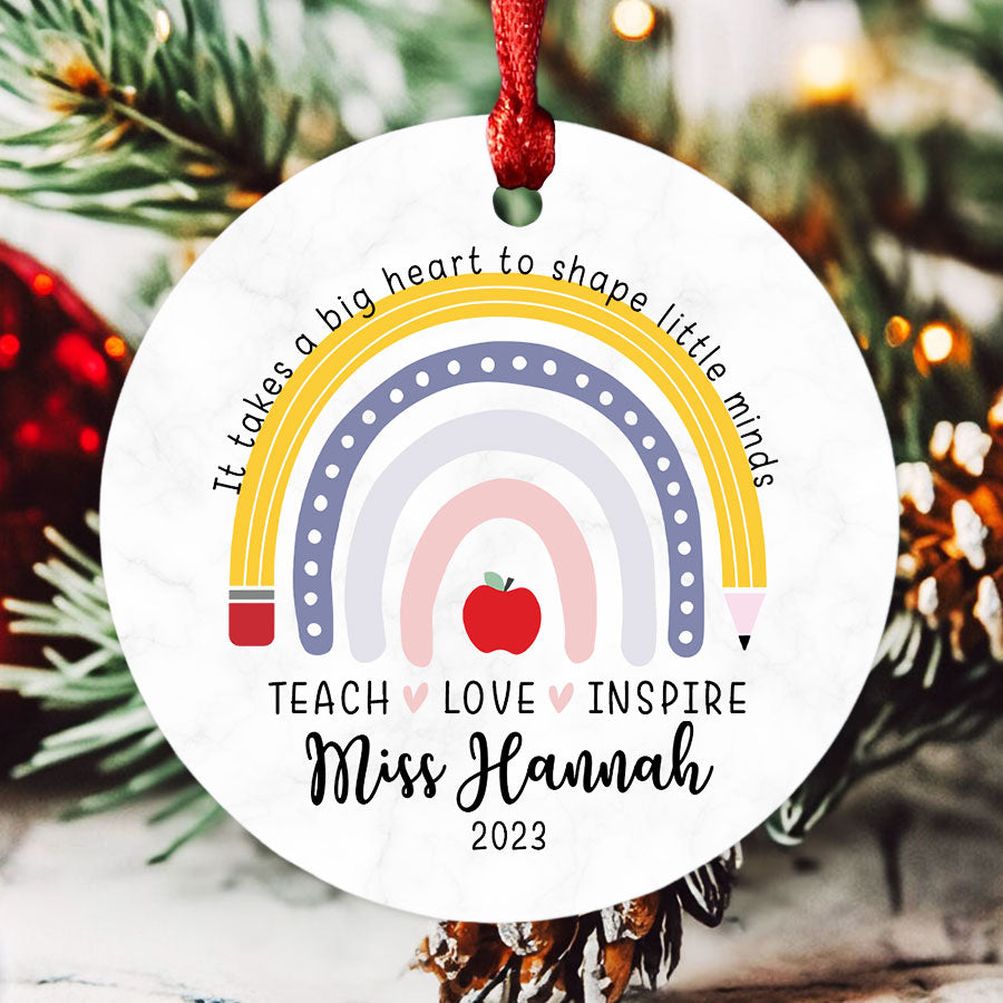 Teach Love Inspire Ornament