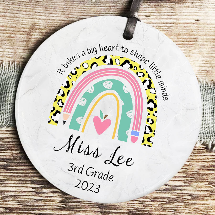 Personalized Teacher Ornament