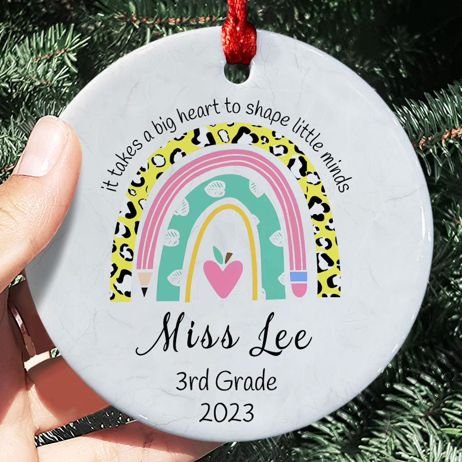 Personalized Teacher Ornament